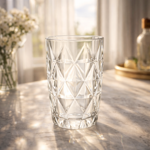 Jogo com 6 copos de Vidro Stella 400ml Vista Home