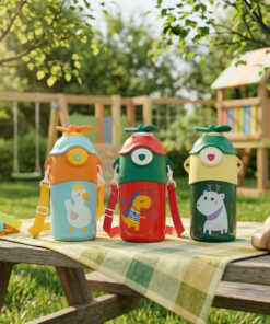 garrafa térmica infantil alça