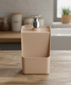 Dispenser para Detergente com Porta Esponja Slim 500ml UZ