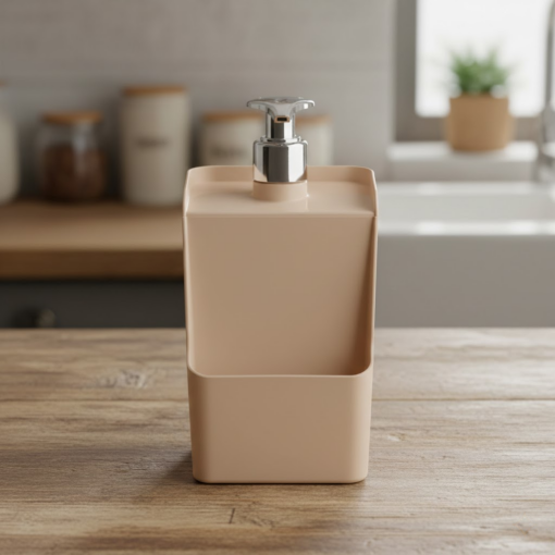 Dispenser para Detergente com Porta Esponja Slim 500ml UZ