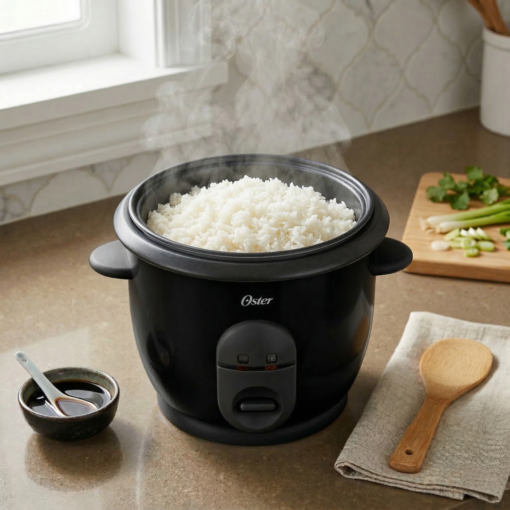 Panela Elétrica de Arroz Facile Cinza 127V Oster