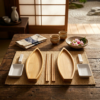 Conjunto para Sushi Bambu 8 Peças Nagasaki Lyor