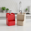 Dispenser para Detergente com Porta Esponja Slim 500ml UZ