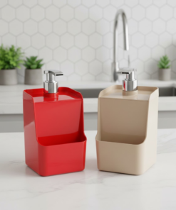 Dispenser para Detergente com Porta Esponja Slim 500ml UZ