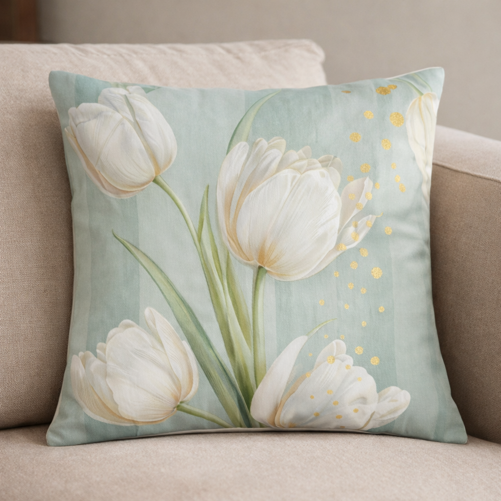 Capa de Almofada Decorativa 42x42 com 4 Estampas Sortidas