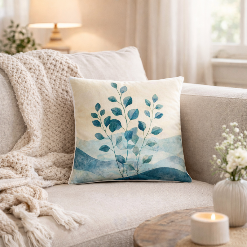 Capa de Almofada Decorativa 42x42 com 4 Estampas Sortidas