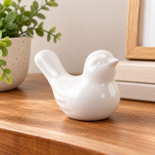 Estatuetas Passarinhos Decorativos MK Estrela para Sala