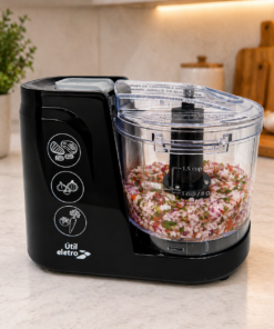 Mini Processador Elétrico 350ml 220V para Cozinha