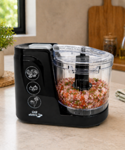 Mini Processador Elétrico 350ml 220V para Cozinha