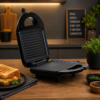 Grill e Sanduicheira Elétrica Preta 220V Util