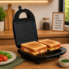 Grill e Sanduicheira Elétrica Preta 220V Util