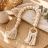 Colar Decorativo de Madeira 70cm para Mesa e Ambientes