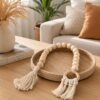 Colar Decorativo de Madeira 70cm para Mesa e Ambientes