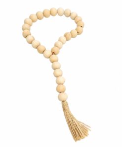 Colar Decorativo de Madeira 48cm para Decoração
