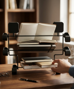 porta rolo triplo preto