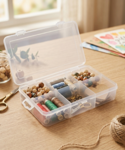 caixa organizadora transparente pequena paramount