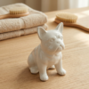 estatueta de cachorro cerâmica MK Estrela