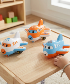 avião de brinquedo fricção Pica Pau