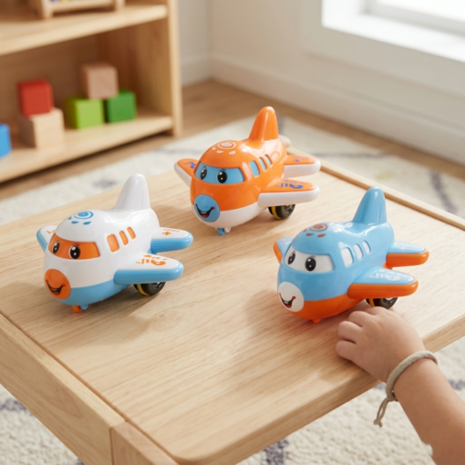 Baby Avião Divertido com Movimento de Fricção Pica Pau