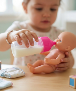 mamadeira mágica brinquedo boneca