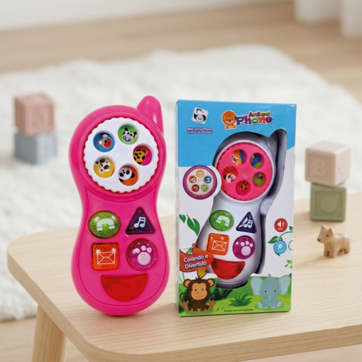 Celular Infantil Baby Animal Phone Bichinhos Pica Pau