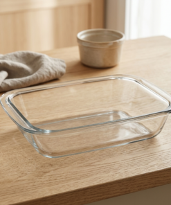 assadeira retangular pequena vidro Nadir