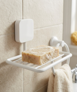 saboneteira adesiva 3m branca