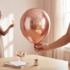 Balão Platino Redondo nº 09 Rose Gold 25 Unidades Pic Pic
