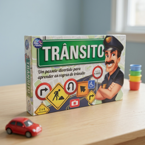 Brinquedo Educativo Trânsito Único Placas Sinalização Nacional