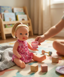 Boneca com cabelo realista Titi