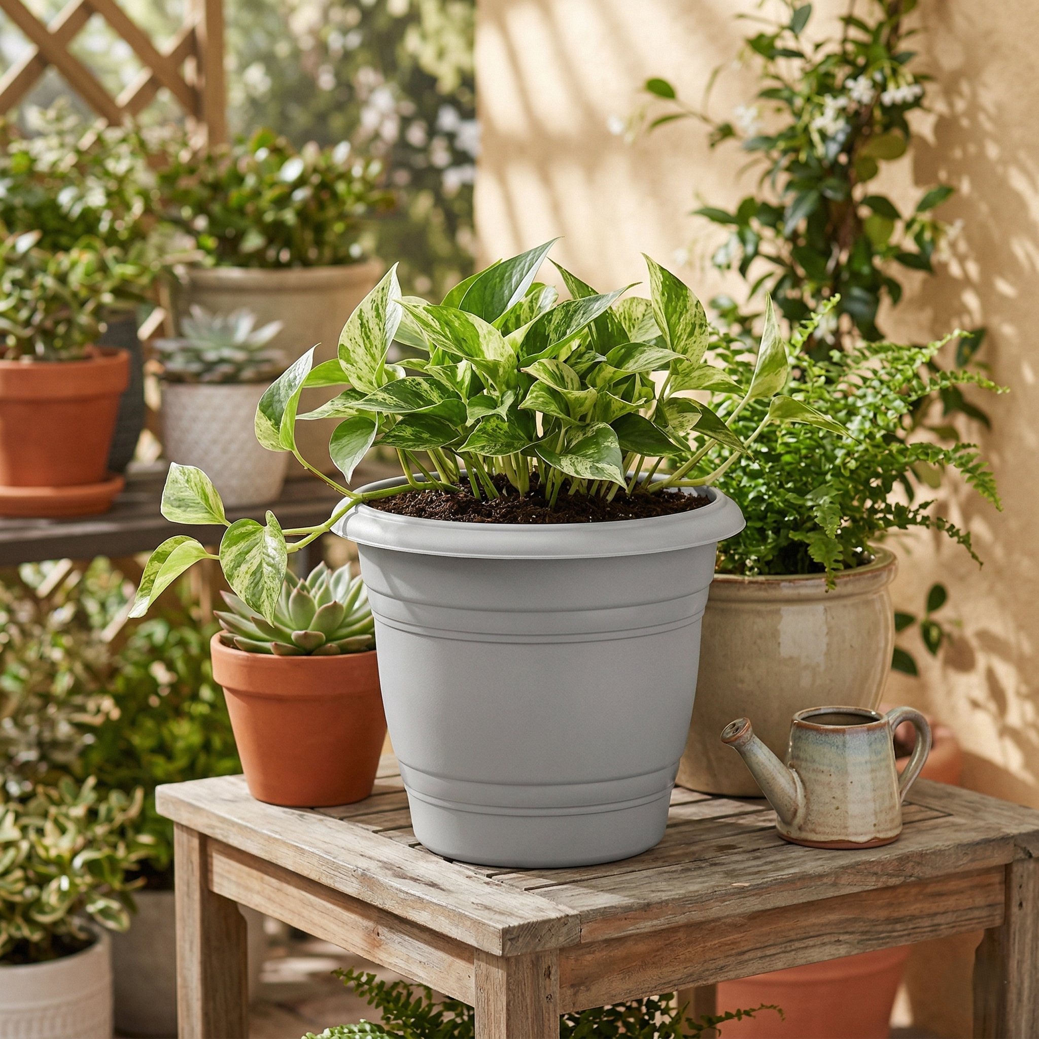 Vaso de planta redondo Nutriplan