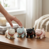 Estatueta Decorativa Cachorro Cores Diversas MK Estrela