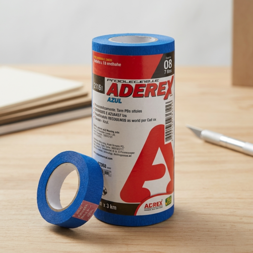 Fita Adesiva Colorida Aderex Azul Adere