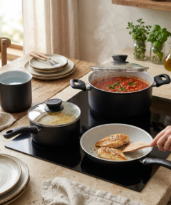 jogo de panelas antiaderente Tramontina