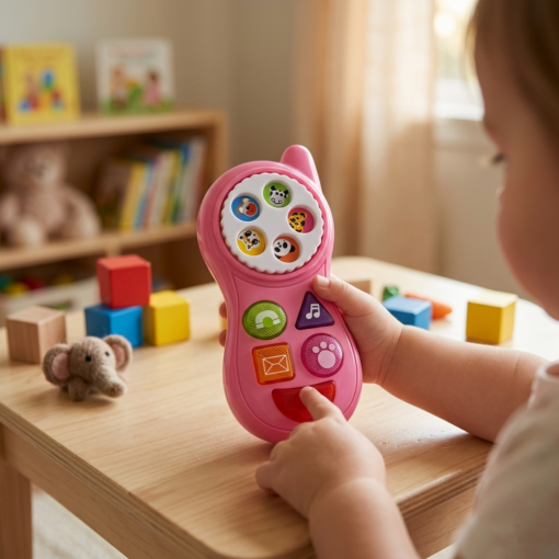 Celular Infantil Baby Animal Phone Bichinhos Pica Pau