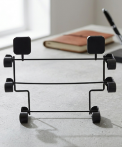 porta rolo triplo preto