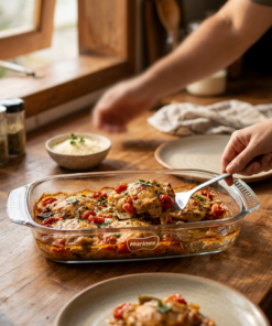 assadeira de vidro tampa 3.5 Litros Nadir