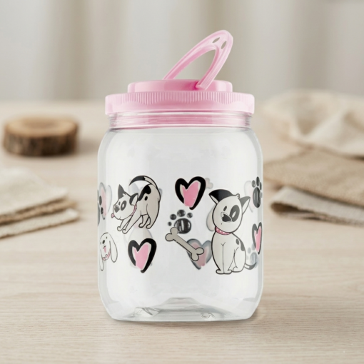 Pote PET TR 1.700 ML Dog Rosa Industria Bandeirante