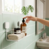Porta Shampoo Conjugado Adesivo Metaltru
