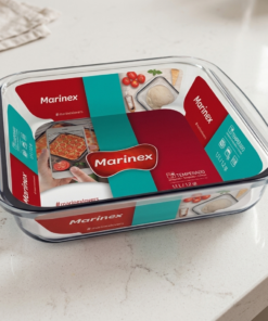 assadeira quadrada de vidro Nadir