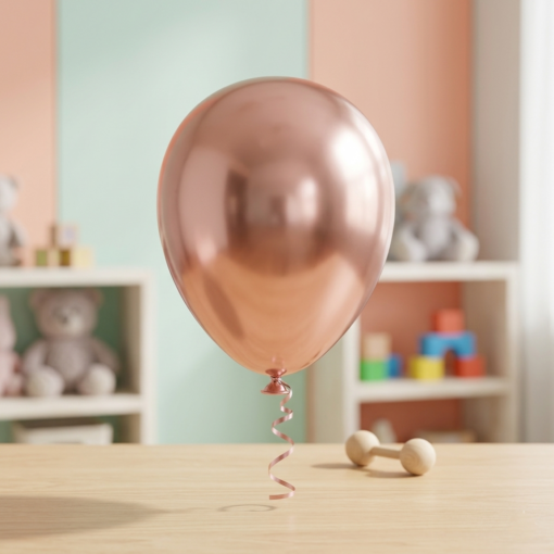 Balão Platino Redondo nº 09 Rose Gold 25 Unidades Pic Pic