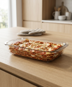 assadeira retangular pequena vidro Nadir