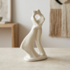 Estatueta Casal Apaixonado Branco 6,5x13 cm MK Estrela
