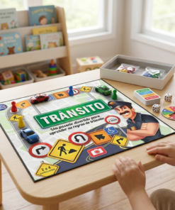 Brinquedo educativo trânsito único