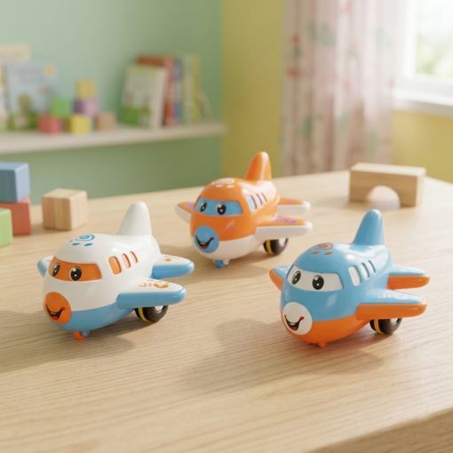 Baby Avião Divertido com Movimento de Fricção Pica Pau