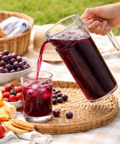 Jarra de Vidro 1 Litro com Alça Transparente