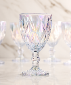 Taça Diamond Furta Cor Vidro 340ml Jogo com 6 Peças