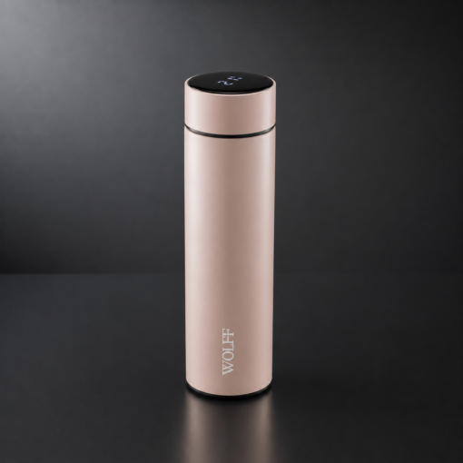 Garrafa Térmica 500ml com Termômetro LED Wolff