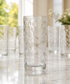 Conjunto com 6 Copos Long Drink Vidro Fleure 360ml