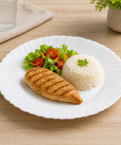 Aparelho de Jantar Vidro Branco 12 Peças White Bela